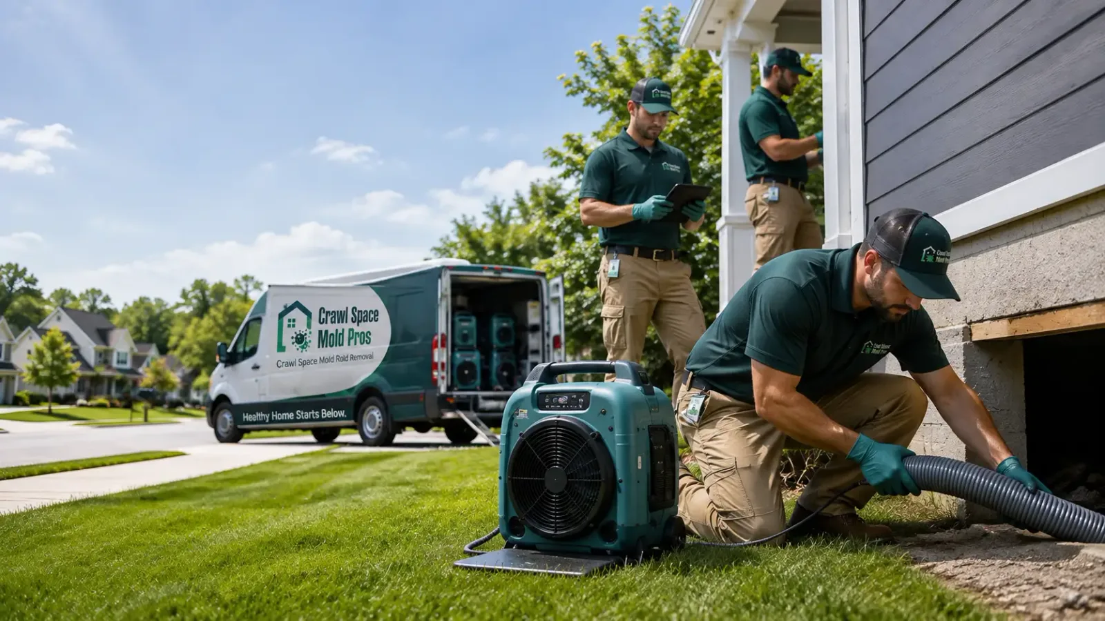 Crawl Space Mold Removal in Hobart, NY